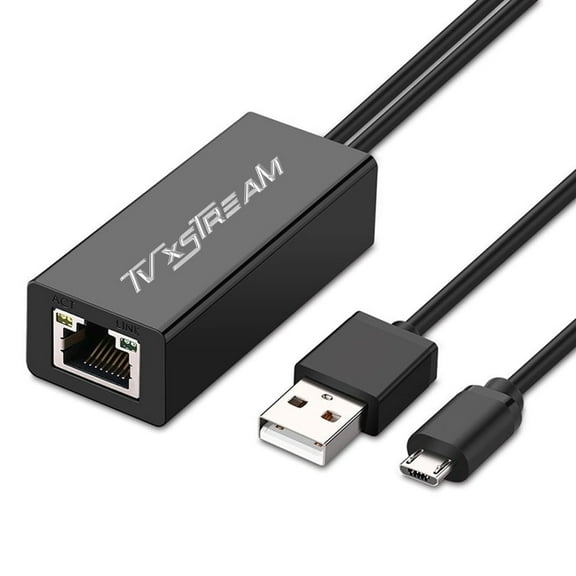 TV xStream Ethernet Network Adapter, 3ft USB Power Cable