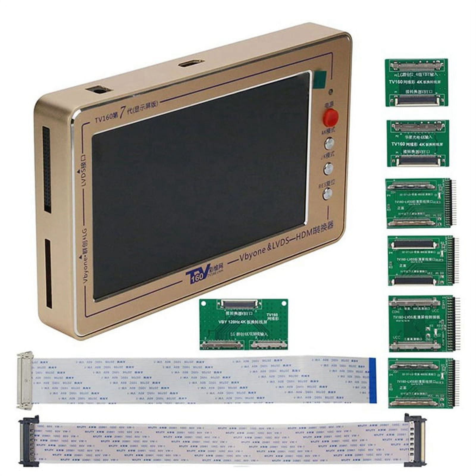 TV160 Motherboard Converter 7 Inch 1024X600 Display Test Tool 7Th ...