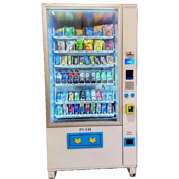 TVC Combo vending machine with Credit Card Reader 1 Year Warranty