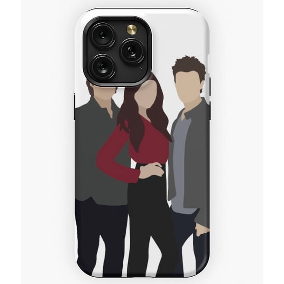 TVD The Vampire Diaries Series Logo Fan Graphic A840 Phone Case for iPhone 11 to 17 Pro Max