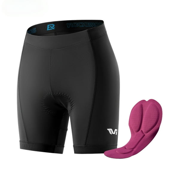 ROCKBROS TVI Series Cycling Shorts for Female 3D Gel Padded Ladies Tights Comfort Ride Women Cycling Shorts