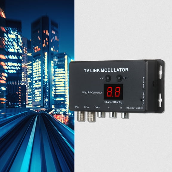 TVLINK Modulator Av TVLINK Modulator AV to RF Convertor & IR Extender RF Modulator