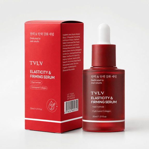 TVLV NAD EGF Firming Serum for Face & Neck with EGF Peptide, NAD & Collagen, Helps Improve the Look of Fine Lines, Wrinkles, Firmness, Pores & Texture, Korean Skincare, 1.01 fl oz