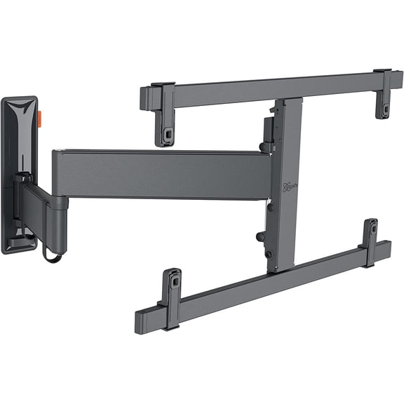 TVM 3665 full-motion OLED TV wall bracket for 40-77 inch TVs, Max. 77 lbs (35 kg), Swivels up to 180, Full-Motion OLED TV wall mount, Max. VESA 600x400, Universal compatibility