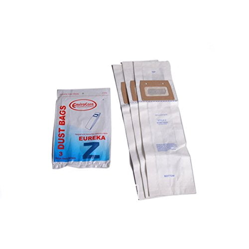 TVP Compatible with Eureka Style Z, DVC Upright Vacuum Cleaner Paper Bags 3PK #