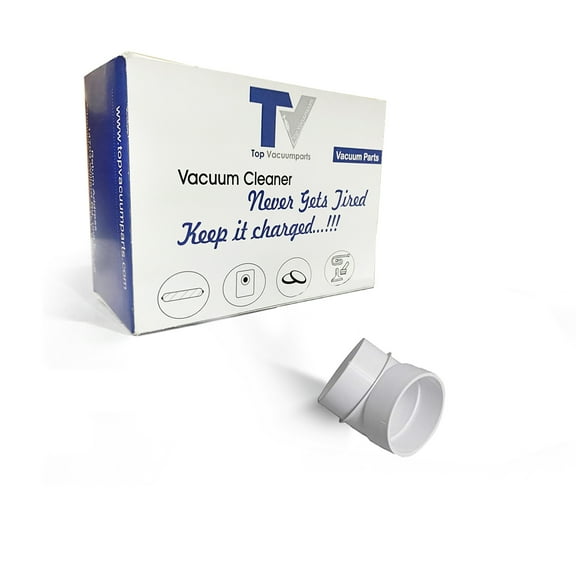 TVP Plastiflex Vacuum White Spigot 45 Degree Fitting # SV8060