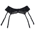 thumbnail image 1 of TVRtyle Black Lace Sexy Women Metal Clips Garter Belts for Stockings, 1 of 8