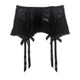 thumbnail image 1 of TVRtyle Black Women's Fishbones Metal Clips Sexy Garter Belts for Stockings S514B, 1 of 9