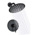 thumbnail image 1 of TVTIUO Shower System Matte Black Rain Shower Faucet Set with 8" Rainfall Shower Head,Single Handle Shower Fixtures Shower Kit, 1 of 9