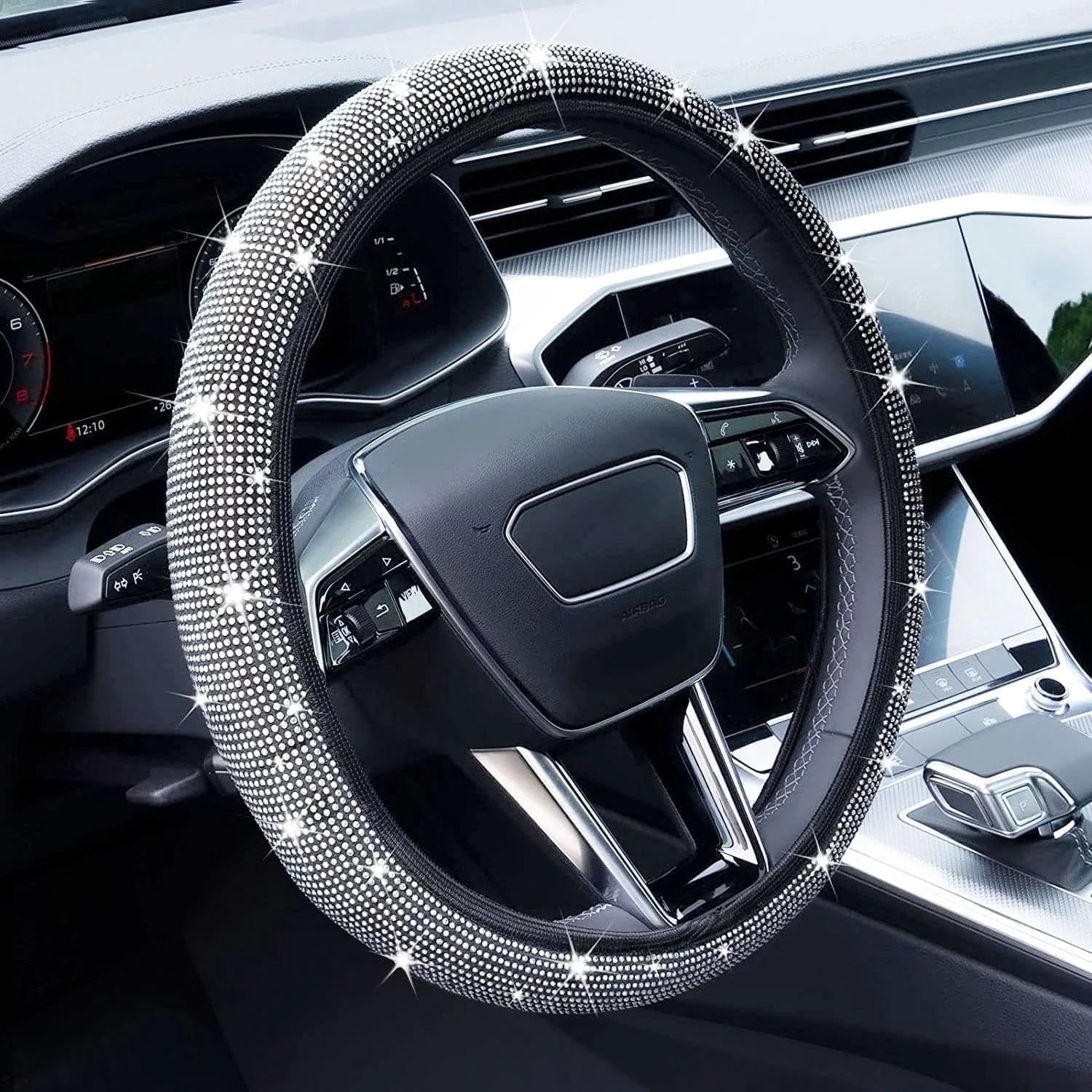 Steering Wheel Cover Rhinestones