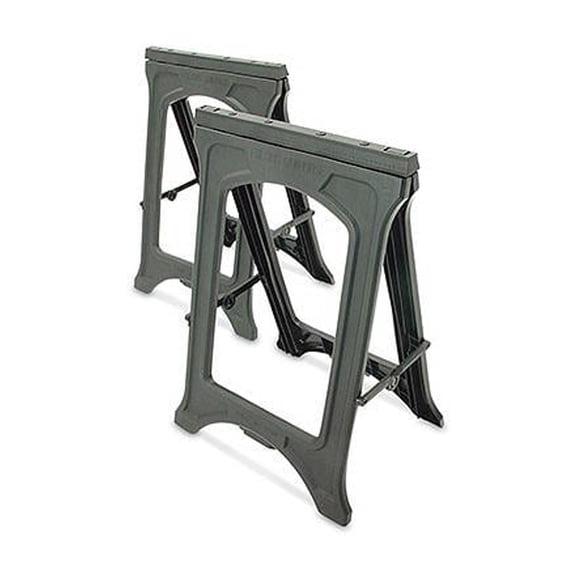 TVX 1405 22-In. Sawhorses, Plastic, 2-Pk. - Quantity 1