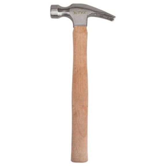 TVX 20-1321 Straight Claw Rip Hammer, Wood Handle, 16 oz. - Quantity 8
