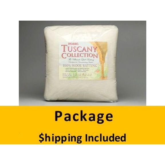 Hobbs Tuscany Wool Batting Package