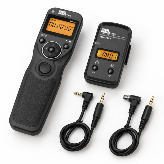 TW283/CN Wireless Camera Remote Shutter Timer Control for Multiple Camera Brands
