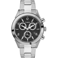 Timex Men's Chronograph Torrington Silver Tone Case Bracelet Watch only .99: eDeal Info