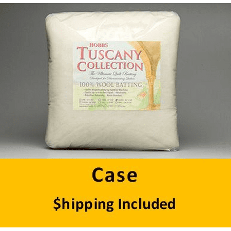 Batting Tuscany 100% Washable Wool 60in x 60in Throw