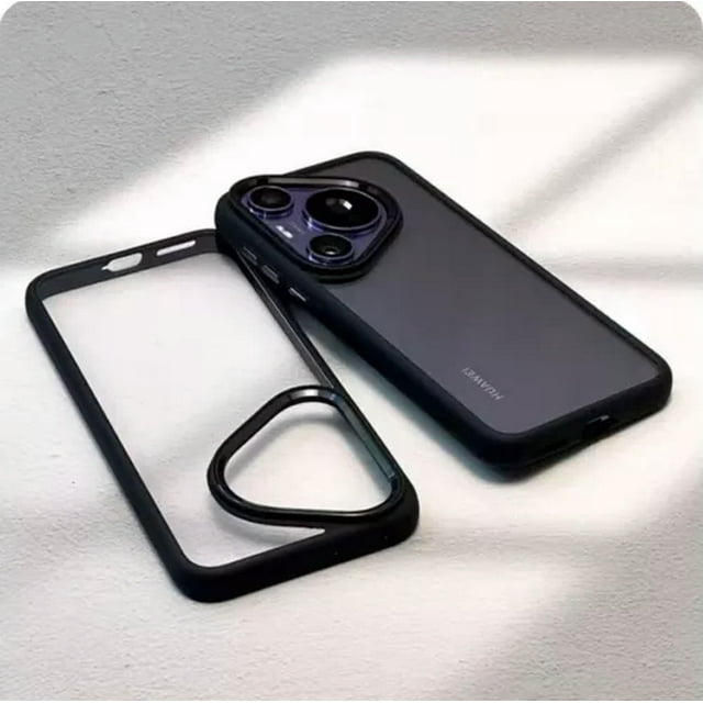 TWARI AntiScratch Clear Rubber Bumper Hard case cover For Huawei Pura