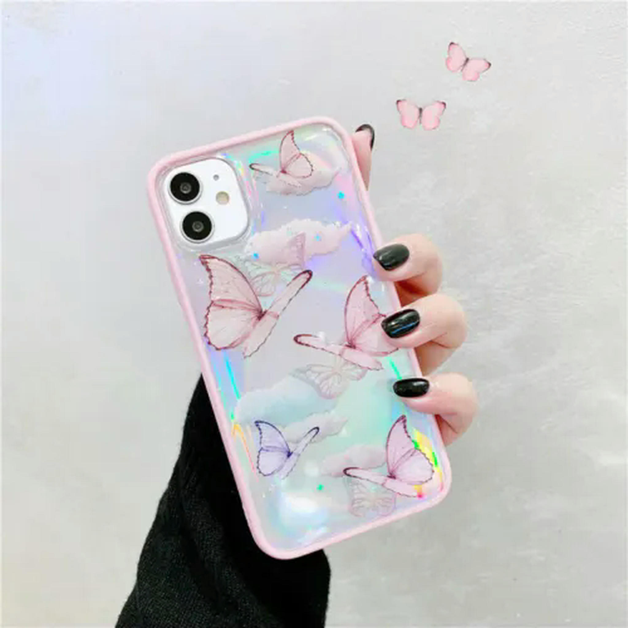 TWARI Butterfly Case For iPhone 15 14 13 12 11 Pro Max XR XS Max 8