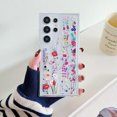 TWARI Fashion Floral Transparent Slim Phone Case For Samsung Galaxy S24