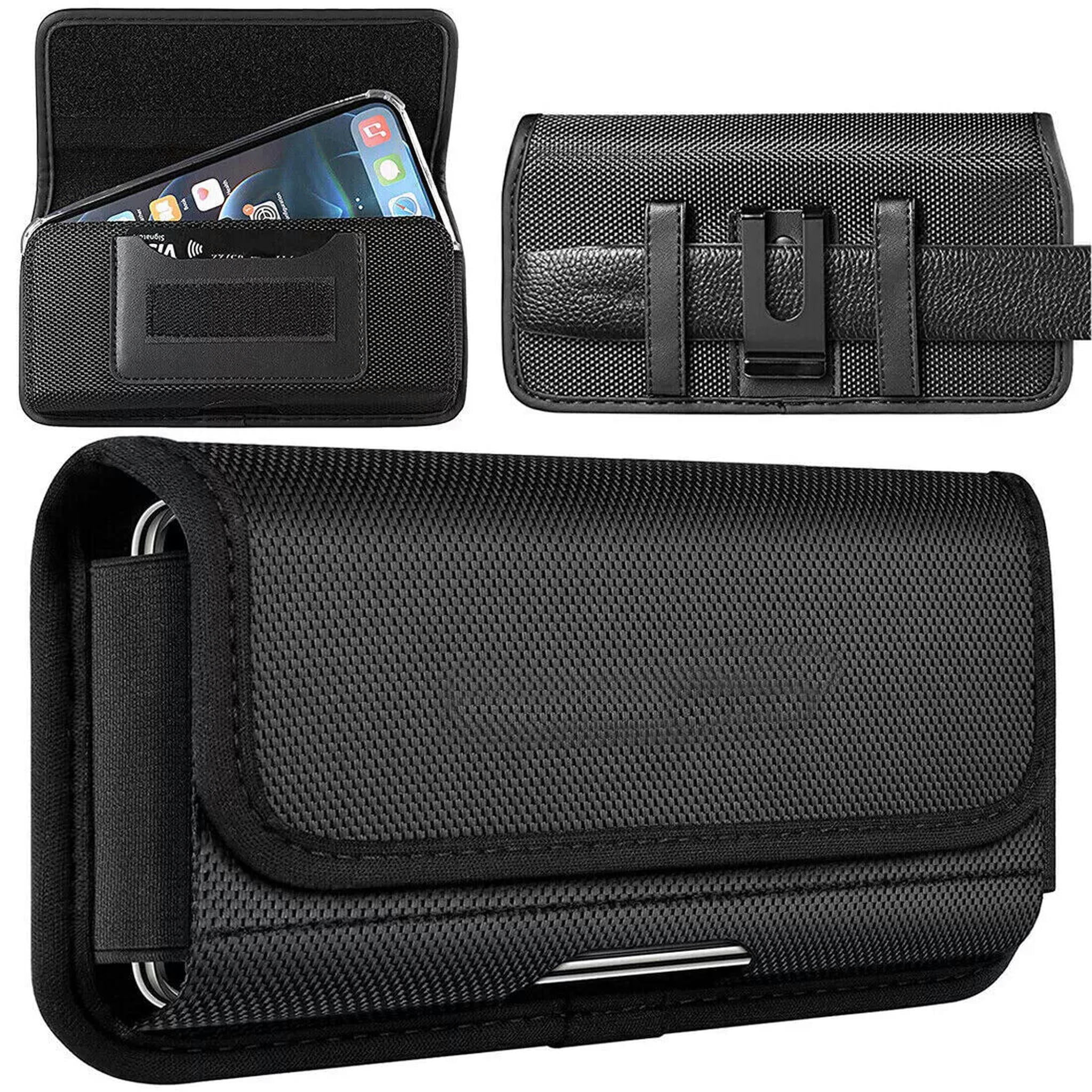 TWARI For Motorola moto g 5G Nylon Belt Clip Holster Pouch Carrying