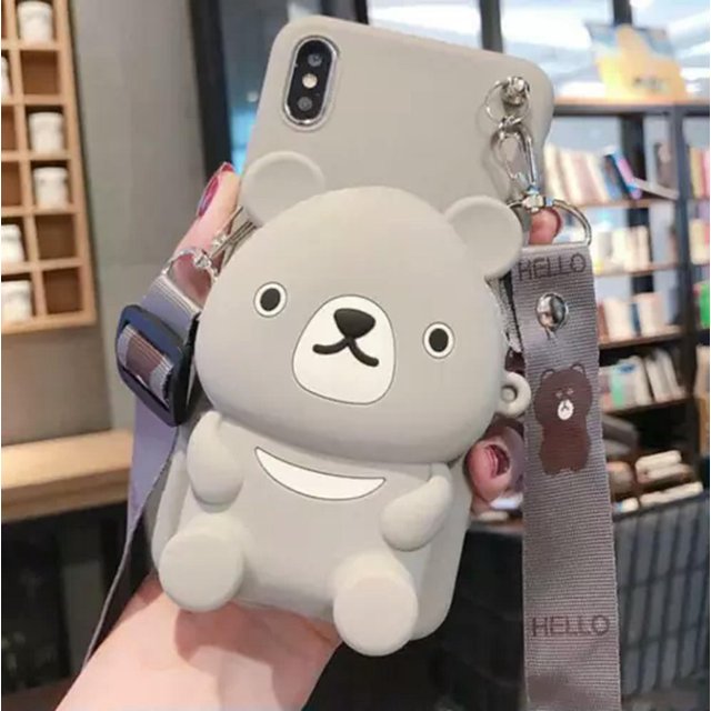 TWARI For iPhone 14 12 13 Pro MAX 8 Cute Wallet Coin Purse Bag Case w