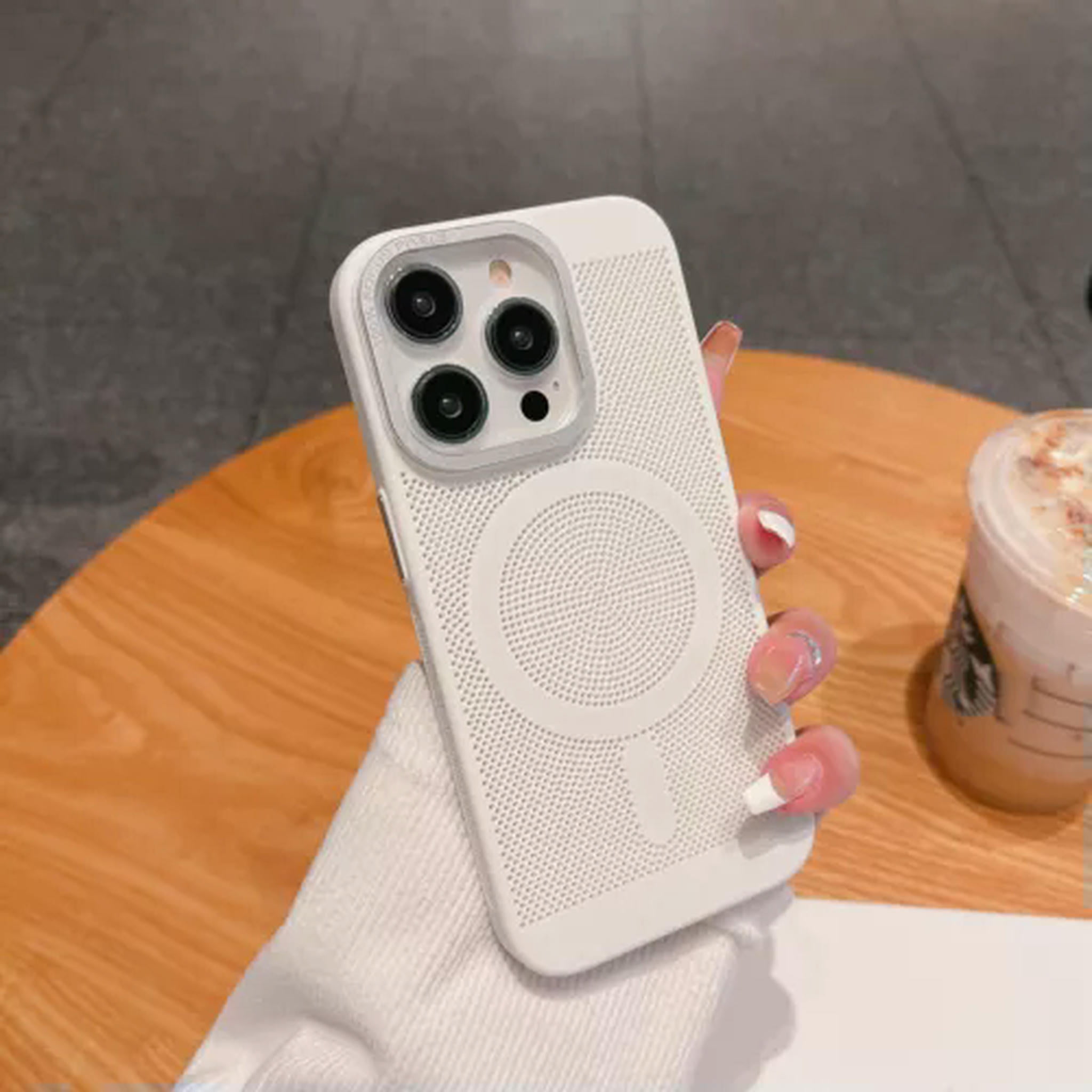 TWARI For iPhone 15 Pro Max 14 13 12 11 Heat Dissipation Rugged MagSafe