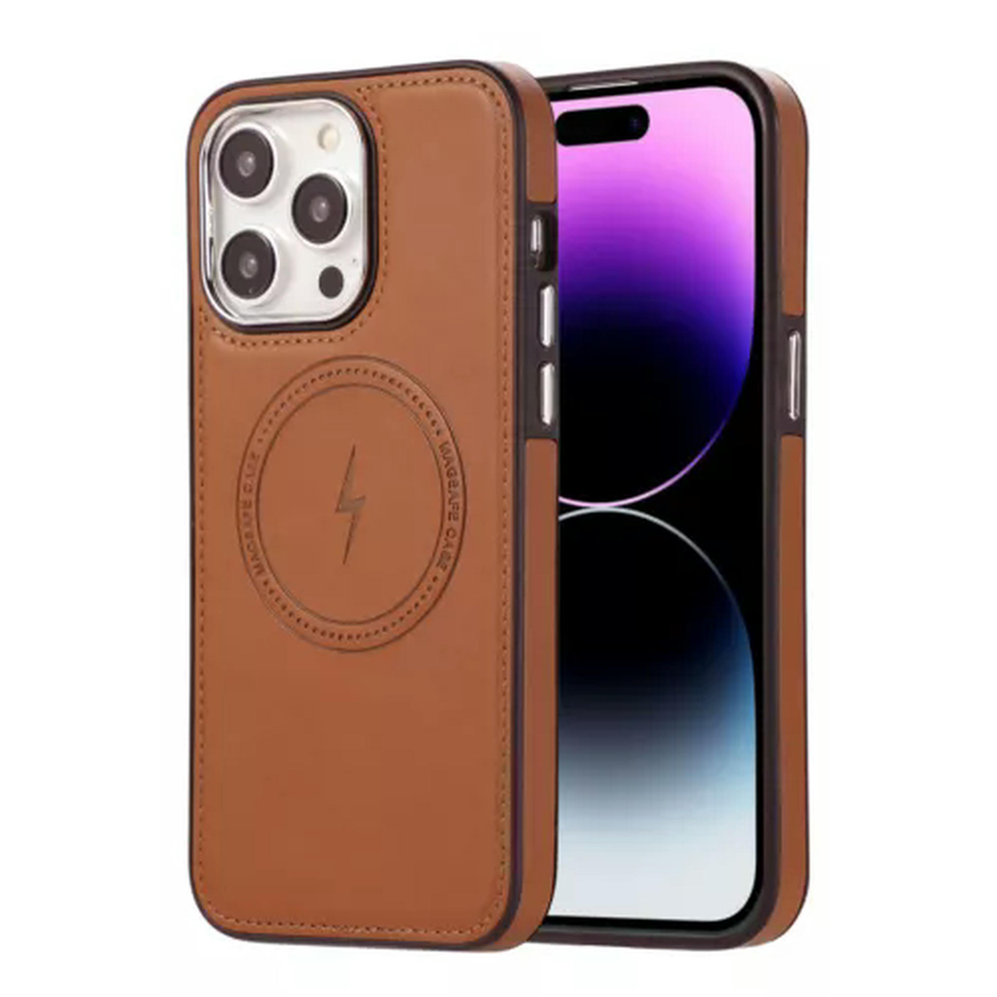 TWARI For iPhone 15 Pro Max 14 13 12 11 X Faux Leather Slim