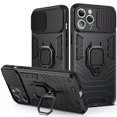 TWARI For iPhone 7/8/XS/XR/11/12/13 Pro Max Armor Holder Slide Camera