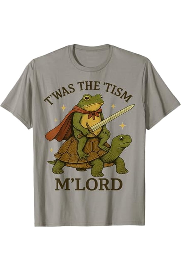 TWAS The Tism M Lord Funny Vintage Frog Graphic Tee Autism T-Shirt