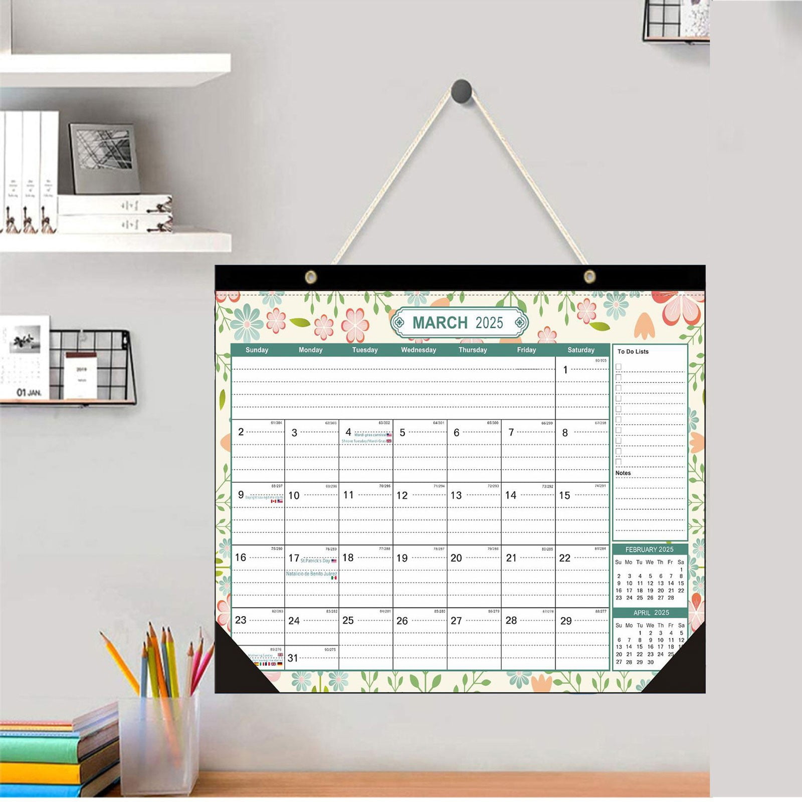 TWCTUWEN 2024 Animal Wall Calendar Blending Traditional Elegance With