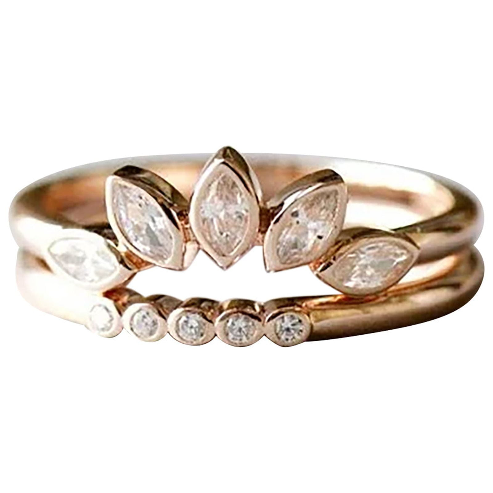 TWCTUWEN 2024 Jewelry That Wont Gemstone Rings Anxiety Relief Rings Gem