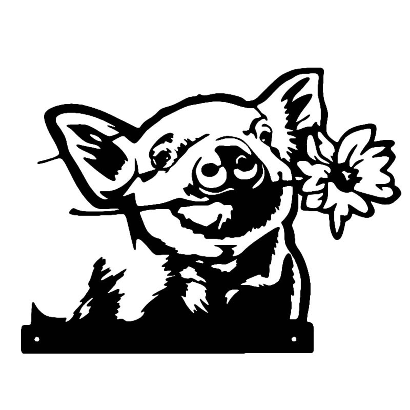 TWCTUWEN 2024 Light up Address Signs Solar Farm Garden Animal 