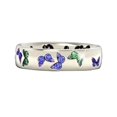 TWCTUWEN 2024 Little Girl Adjustable Rings Butterfly Ring Colorful