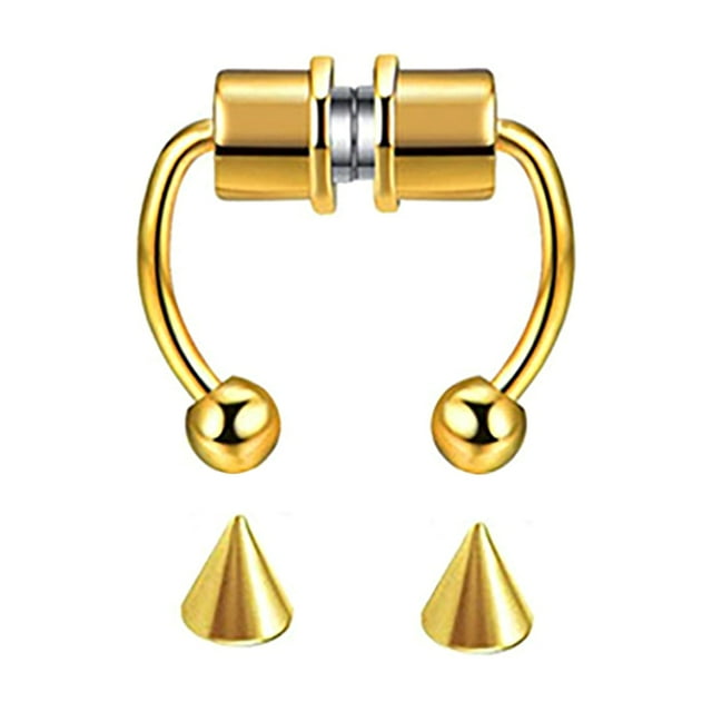 TWCTUWEN 2024 Nose Ring Nose Ring Hoop Horseshoe Rings 316L Stainless