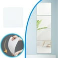 TWCTUWEN Acrylic Self Full Body Wall Mounted Non Perforated Soft DIY