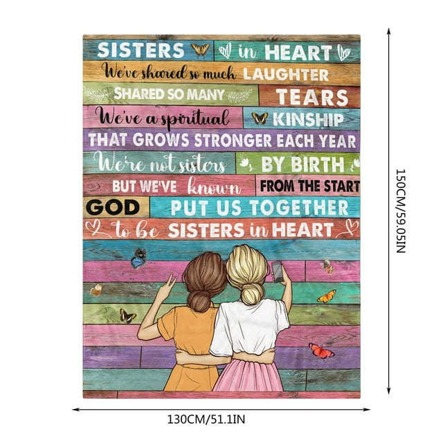 TWCTUWEN Friendship Blanket Flannel Decorative Blanket Air Conditioning