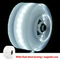 TWCTUWEN Luminous Light Up Quad Roller Skate Wheels Bearings Installed