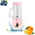TWCTUWEN Power Juicer Express Portable Electric Mini Handheld Juicer Cup USB Rechargeable With 6