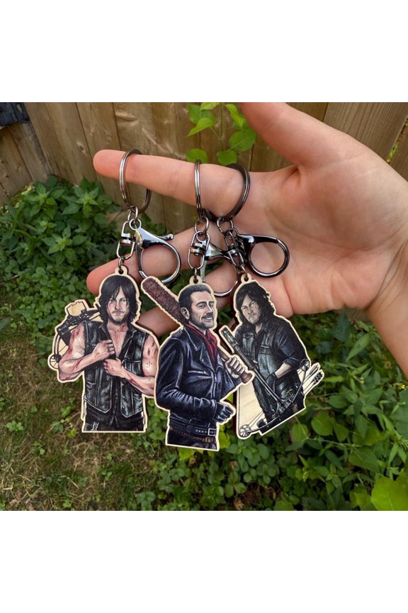 TWD Wooden Keychain | Responsibly Sourced Wood | Keychains | Accessories (1 keychain)