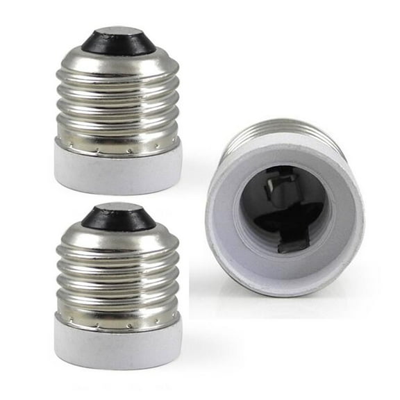 TWDRTDD 3Pcs E26 E27 to E17 Socket Adapter,Medium Screw to Intermediate Base E17 Light Bulb Socket Adapter Converter Reducer