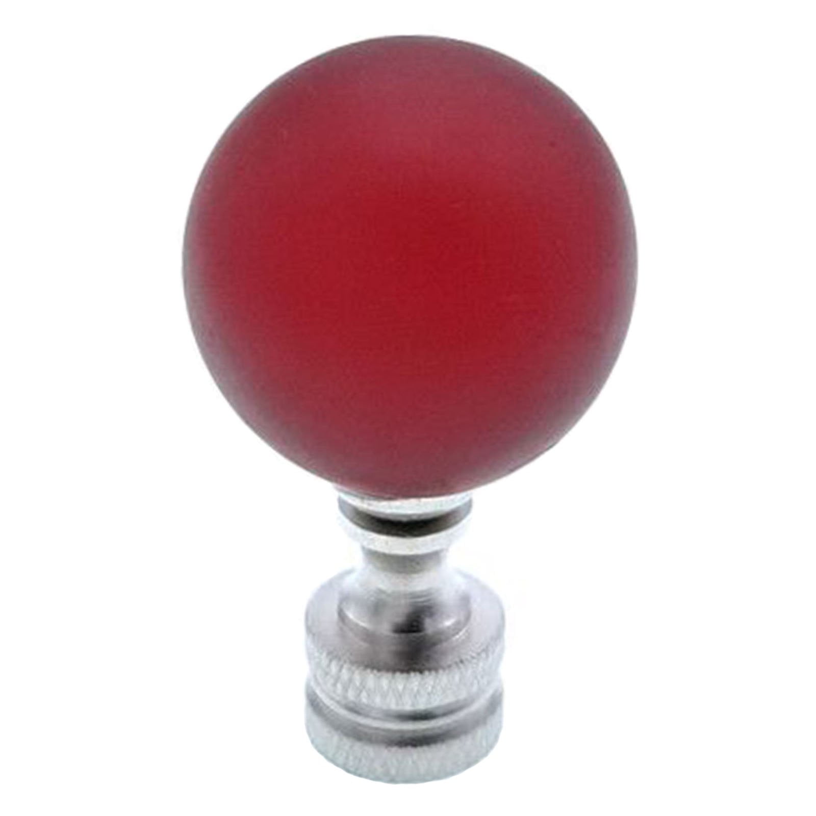 TWDRTDD Brass Pallet Lamp Finial Cap Knobs,4.8cm Tall Frosted Crystal