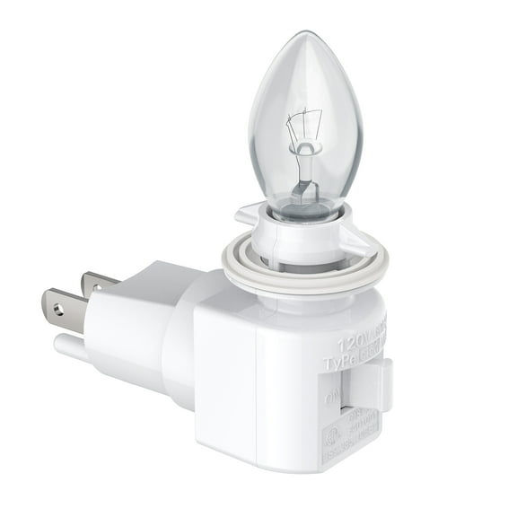 TWDRTDD Plug-in Night Light with On/Off Switch, Decorative, E12, Night Lights, Warm White (1 Pack)