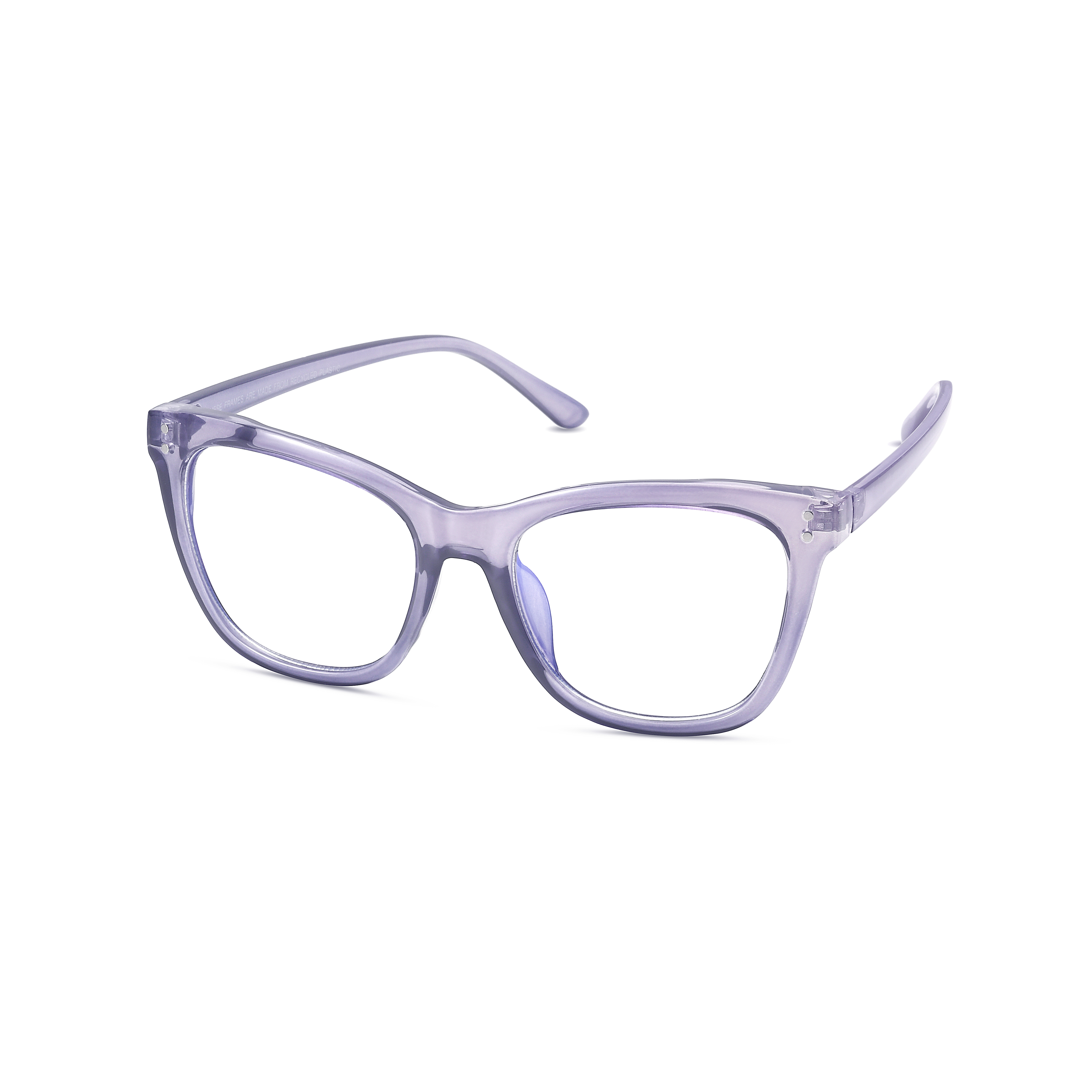Spectacles Frame Blue TWELVE Eyewear Unisex Frames Blue Light Blocking Lens Crystal Blue ...