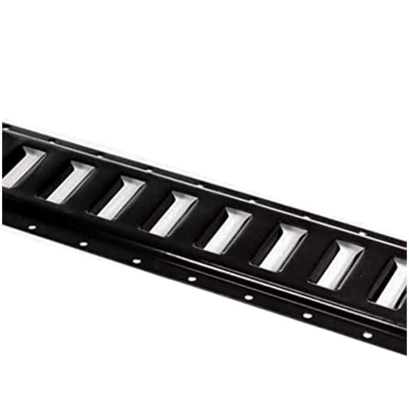 "TWENTY 10-ft E Track Tie-Down Rail, Powder-Coated Steel ETrack TieDowns, Horizontal 10' E-Tracks, Pack of 10 Bolt-On Tie Down Rails for Cargo on Pickups, Trucks, Trailers, Vans"