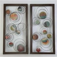 thumbnail image 1 of TWG Framed Abstract Circles Framed Abstract Circles Metal Wall Art, 1 of 2