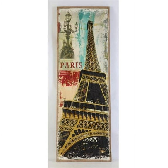 TWG Paris In Color Paris - On A Decorative Wood Wall Sign
