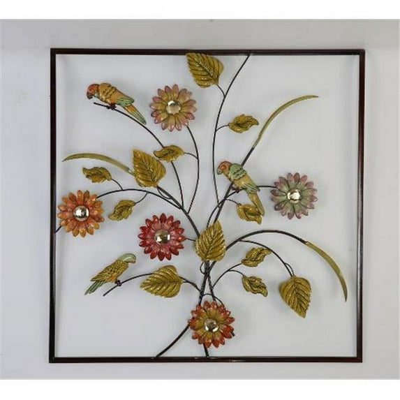 TWG SpringGarden Spring Garden A Beautiful Colorful Metal Wall Decor