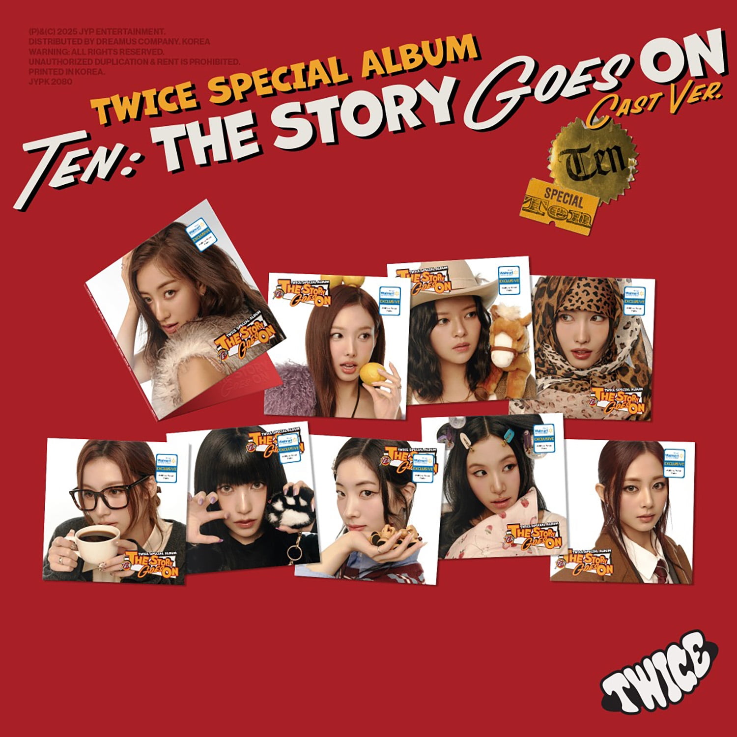 TWICE - TEN: The Story Goes On (Cast Ver.) (Walmart Exclusive) - CD