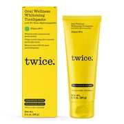 TWICE Whitening Toothpaste with 5% NHAP - Happy Mint - 3.4oz
