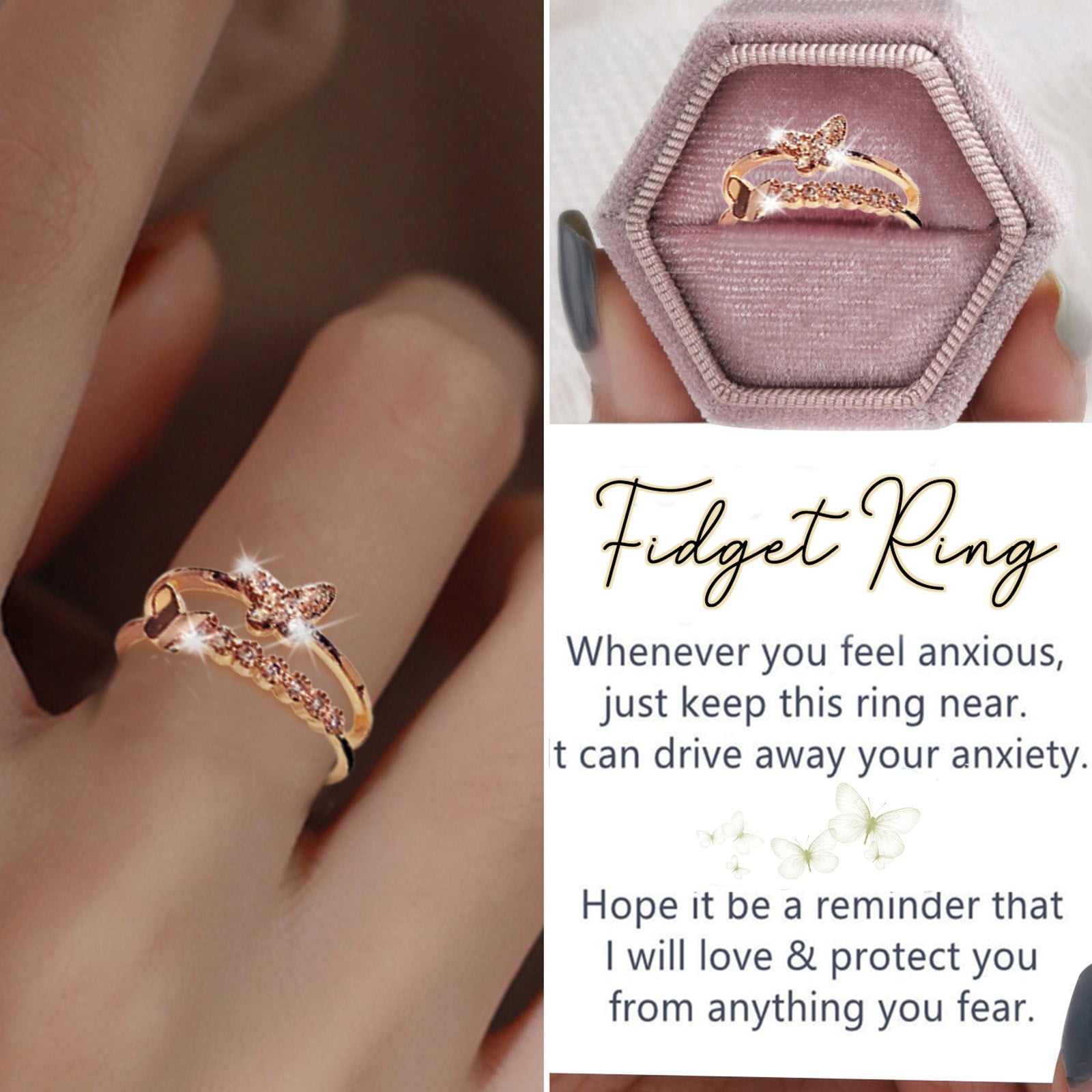 Buy Rose Gold Rings for Women by Joker & Witch Online | Ajio.com